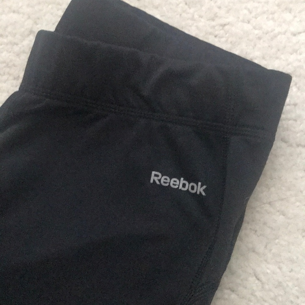 Reebok Solid Black Athletic Leggings - image 6